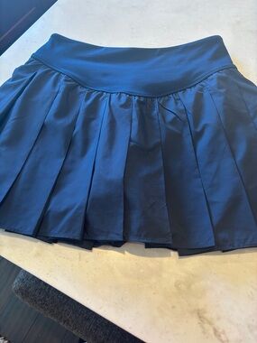 Free People Navy Circle Skirt